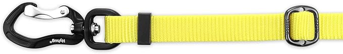 Hyhug Nylon Adjustable 4-6ft Dog Leash with Soft Neoprene Padded Handle, Durable Heavy Duty Leash with Easy-to-Use Bolt Snap, Ideal for Jogging Outdoor