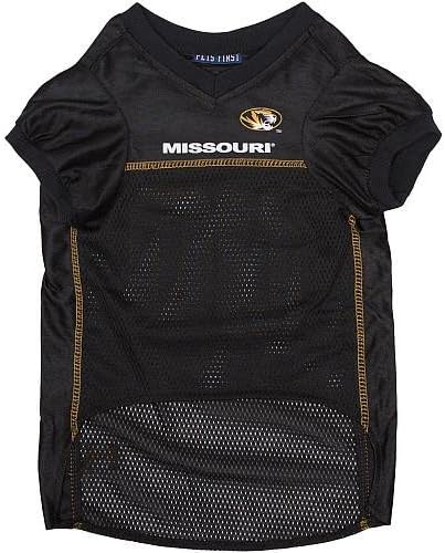 Pets First NCAA College Missouri Tigers Mesh Jersey for DOGS & CATS, Medium. Licensed Dog Jersey with your Favorite Football/Basketball College Team