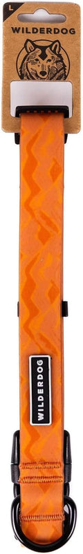 Wilderdog Waterproof Dog Collar - Repels Water & Dirt - Large 17"-24" - Terracotta
