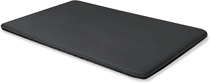 Dog Crate Pad Mat, Waterproof Kennel Cage Mat, Cooling Pet Bed for Medium Large Dogs, Outdoor Pet Bed with High Resilience Foam,Wipe Clean & Easy Rinse, Anti Slip 35 inch Black