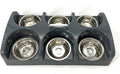 Puppy Feeding System 6 Litter Multiple Dog Bowl Feeder Puppy Feeder Station, Weaning Dish Puppy's Feeding