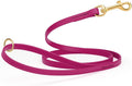 Viper Biothane K9 Working Dog Leash Waterproof Lead for Tracking Training Schutzhund Odor-Proof Long Line with Solid Brass Snap for Puppy Medium and Large Dogs 4ft, Magenta Pink