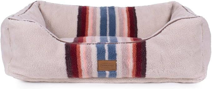 Pendleton Berber Kuddler Dog Bed - Wyeth Trail Wheat, M