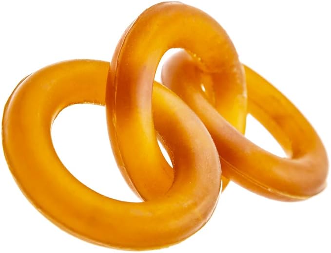 Fuzzy Puppy Dog Toys for Aggressive Chewers: All-Natural Rubber, Durable Dog Chew Toy, Great Teething Toys for Puppies | Three Ring Circus (FP-Toy01)
