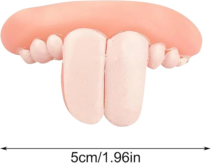 2Pcs Fake Braces for Dogs | Funnys Silicone Dentures for Dogs | Funny Fakes Teeth | Creative Fakes Teeths Dog Chew Toys - Funnys Dentures Pet Decorating, Easy to Apply Dog Toy Teeth，Toys