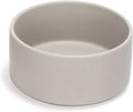 SPUNKYJUNKY 60OZ Ceramic Dog and Cat Bowl, Modern Cute Weighted Food Water Bowl for Replacement Grey (1 Pack)