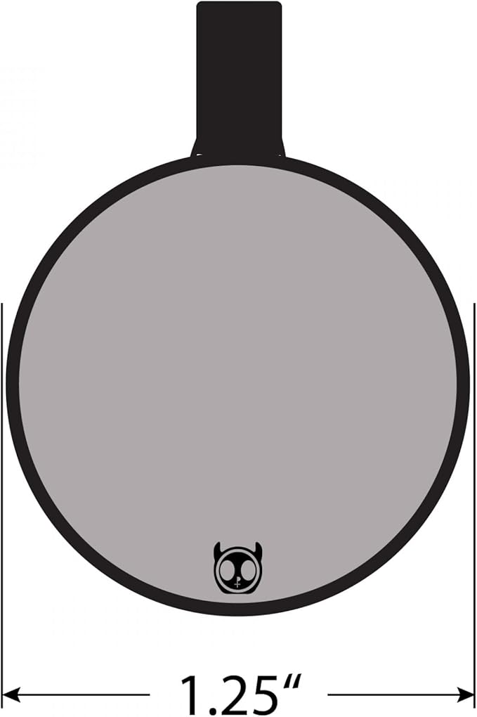 Silent Dog Tag Personalized with 5 Lines of Custom Deep Engraved Durable Soundless Silicone Pet ID Name Tag Round Mountain Orange