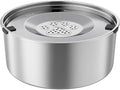 3L/101oz Stainless Steel Dog Water Bowl with Floating Disk – Spill Proof & Slow Drinking Pet Feeder for Dogs & Cats – No Mess Travel Water Dispenser for Car & Home Use (Dog Water Bowl, 3L/101oz)