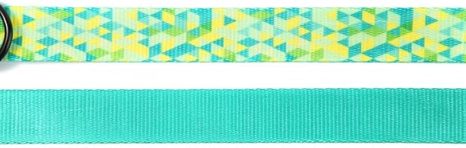 Dog Collars for Large Dogs - Safety Buckle Durable Plastic Light-Weight, Boy Dogs Collar for Extra Dog Collar with Plaid Patterns Soft Adjustable (Green, XL)
