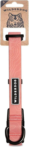 Wilderdog Waterproof Dog Collar - Repels Water & Dirt - Small 11"-15" - Guava