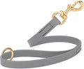 Viper Biothane K9 Working Dog Leash Waterproof Lead for Tracking Training Schutzhund Odor-Proof Long Line with Solid Brass Snap for Puppy Medium and Large Dogs 20in, Battleship Gray