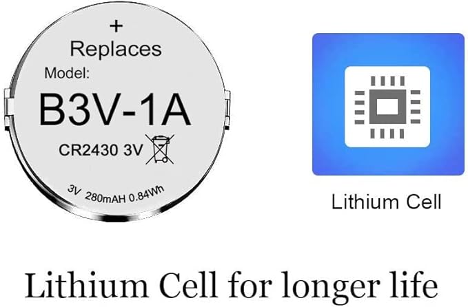 Abeden B3V 1A Lithium Replacement Batteries Compatible with High Tech Pet Single Electronic Collar Battery for Model MS-4 and MS-5 10 Pack