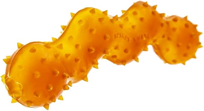 Fuzzy Puppy Dog Toys for Aggressive Chewers: All-Natural Rubber, Durable Dog Chew Toy, Fillable Interactive Dog Toys, Great Teething Toys for Puppies | Spike The Snake (FP-Toy22)