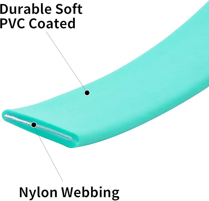 Waterproof Dog Training Leash 50FT 30FT 15FT 10FT 5FT Heavy Duty Recall Long Lead for Large Medium Small Dogs (10FT, Mint Green)