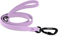 DogTraxs - Essential Dog Leash - Biothane Training Lead - for Small-Large Dogs -Waterproof & Odor Resistant -Self Locking Swivel Carabiner Durable -Made in USA -3 Feet –Lavender Purple