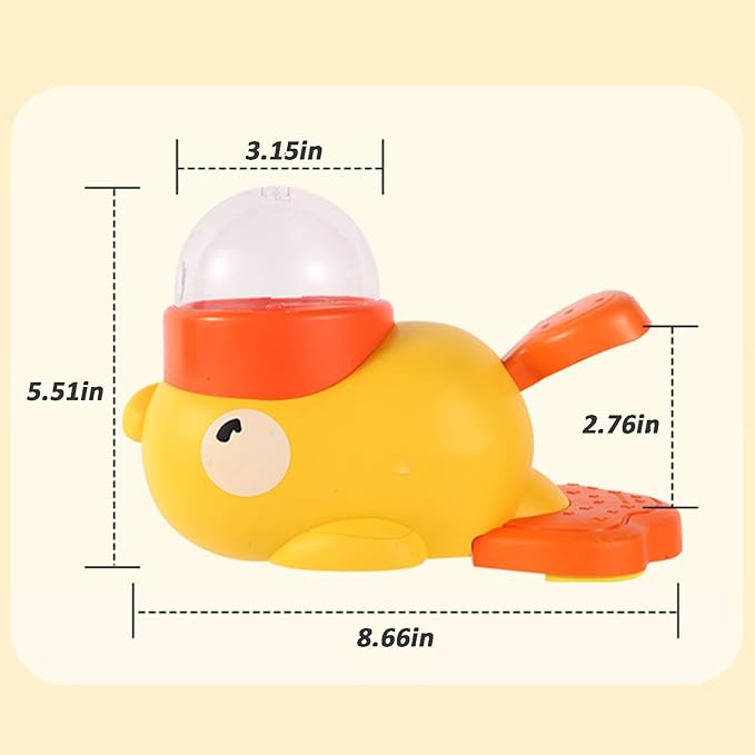 Cat Treat Slot Machine, Cat Slot Machine Treat Dispenser, Dog Treat Dispensing Interactive Duck Frenchie Toys, Pet Puzzle Feeder Toy Snack Dispenser, for Small Large Dog Cat (Pink)