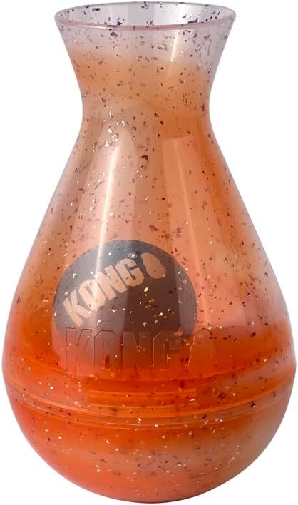KONG Rewards Tipsy Food or Treat Dispensing Dog Toy - Interactive and Mentally Stimulating Toy for Dogs (Small)