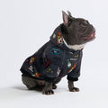 Spark Paws Dog Hoodie – Premium Dog Sweater for Small, Medium, and Large Dogs | Warm Outfits for French Bulldogs, Pitbull, Puppy, Winter Jacket Alternative - Rock and Roll - XL