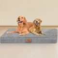 Sytopia Washable Orthopedic Dog Beds, Chew Proof Dog Crate Pad, Orthopedic Tough Washable 42" Pet Mats for Large Pets, Waterproof and Anti-Slip Bottom – XL