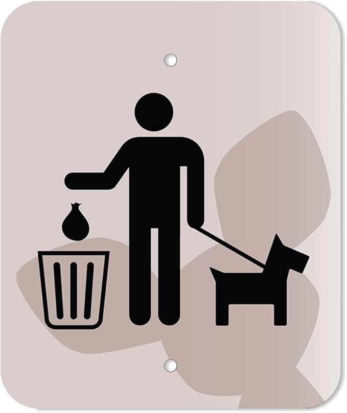 DISPENSE-ART™ collection "Peek A Pup" - Custom UV printed design on rust-proof aluminum 7' dog waste station with 400 dog waste roll bags