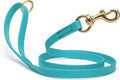 Viper Biothane K9 Working Dog Leash Waterproof Lead for Tracking Training Schutzhund Odor-Proof Long Line with Solid Brass Snap for Puppy Medium and Large Dogs 4ft, Sky Blue
