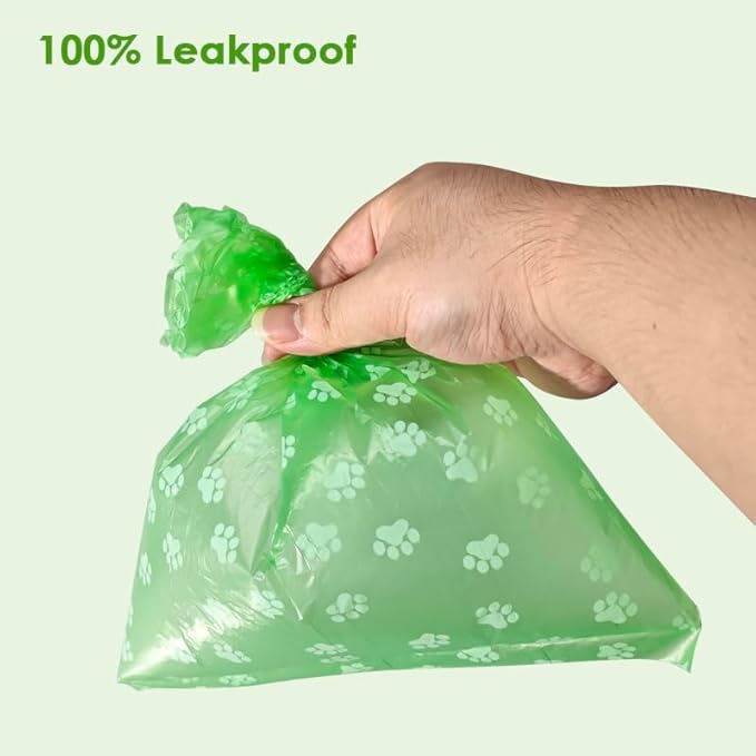 Dog & Cat Poop Bags – 135 Count Leak-Proof Waste Bags with Dispenser, Tear-Resistant Pet Cleanup Bags for Puppies, Kittens & Small Pets