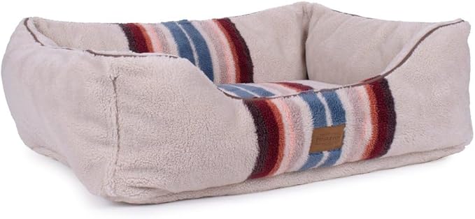 Pendleton Berber Kuddler Dog Bed - Serape Rosewood, XL