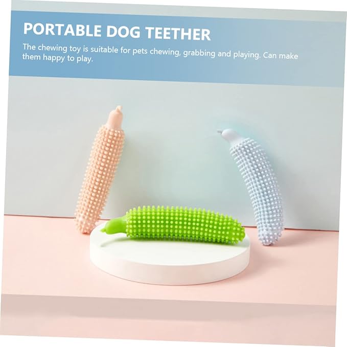 NOLITOY 2pcs Interactive Dog Chew Toy Flexible and Wear-Resistant Pet Toy for Training and Fun High-Visibility Colors to Keep Dogs Engaged Portable Play