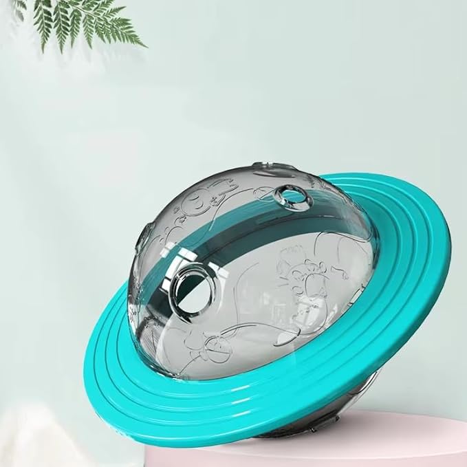 BYBURYA Interactive Treat Toys for Dog, Cat and Puppy - Fun Puzzle Toy Space Ball for Small Medium and Large Dogs - Anti Boredom Mental Stimulation Cognitive and Chew Tug Pets Toy