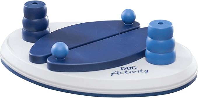 Trixie Push Away Dog Enrichment Toy, Intermediate Level 2 Dog Puzzle, Interactive Treat Game