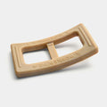 Peanut Butter Buckle - Delicious & Fun Dog Peanut Butter Toy - Tough Long Lasting Dog Bones Made in USA- Designed for Larger Canines, 3.75In X 6.75In