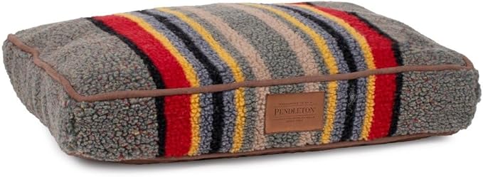 Pendleton Vintage Camp Napper Dog Bed - Mineral Umber, S