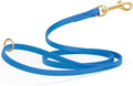 Viper Biothane K9 Working Dog Leash Waterproof Lead for Tracking Training Schutzhund Odor-Proof Long Line with Solid Brass Snap for Puppy Medium and Large Dogs 6ft, Cerulean Blue