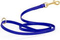 Viper Biothane K9 Working Dog Leash Waterproof Lead for Tracking Training Schutzhund Odor-Proof Long Line with Solid Brass Snap for Puppy Medium and Large Dogs 6ft, Blueberry Royal