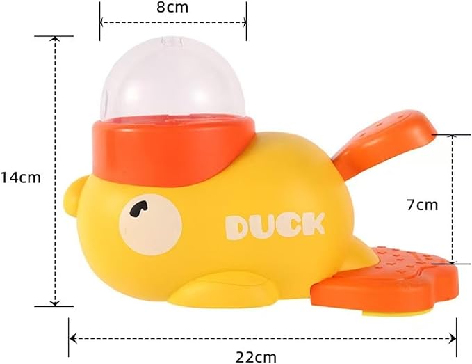 Pig Duck Treat Toy for Mini Pig Enrichment Toys to Play with, Duck Treat Dispenser for Dogs Cat Slow Feeder Puzzle Toy, Interactive Foraging and Promotes IQ Training