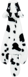 Best Pet Supplies Squeaky Dog Toys with Soft Durable Fabric for Small, Medium and Large Pets Interactive Toy for Indoor Play, Supports Active Biting and Play - Cow, Large