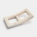 Bacon Buckle - Delicious & Fun Bacon Dog Chew Toy - Tough Long Lasting Dog Bones Made in USA- Designed for Larger Canines, 3.75In X 6.75In