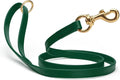 Viper Biothane K9 Working Dog Leash Waterproof Lead for Tracking Training Schutzhund Odor-Proof Long Line with Solid Brass Snap for Puppy Medium and Large Dogs 4ft, Hunter Green
