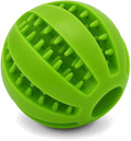 Feeder Dog Toy with Slots for Treats, Durable Rubber Ball 2.75in