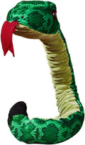 Ibluelover Snake Squeaky Dog Toy Plush Snake Dog Toy 3 Squeakers Doggie Interactive Toys Durable Stuffed Animal Chew Toys for Small, Middle, Big Dogs