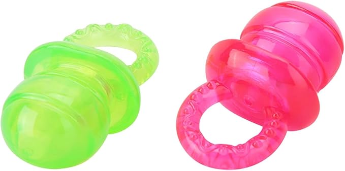 Ymiko Baby Pacifier for Puppy Dog chew Toys Dummies to Stop Chewing Dummy Toy Nook Large Dogs Rubber Dog Doggy Small Puppies Ethical Gun Training Pacifiers Biting teats