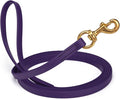 Viper K9 Biothane Working Dog Leash Waterproof Lead for Tracking Training Schutzhund Dog Sport & Search - Odor-Proof Long Line with Solid Brass Snap for Puppy Medium and Large 5/8" x 20ft VioletPurple