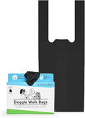 Easy-Tie Handle Dog Poop Bag, Extra Large Strong Doggy Waste Bags, Unscented Easy Dispensing and Leak Proof Poo Bags