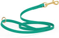 Viper Biothane K9 Working Dog Leash Waterproof Lead for Tracking Training Schutzhund Odor-Proof Long Line with Solid Brass Snap for Puppy Medium and Large Dogs 4ft, Teal