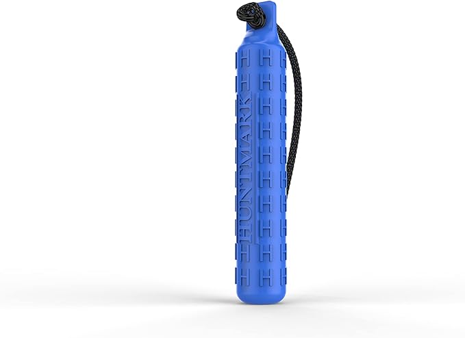 HUNTMARK Dog Bumpers – Standard Fetch Trainer for Hunting and Sporting Dogs – Puppy Training Dummy with Textured Pattern – Color-Spectrum Retrieving Bumpers – 12 x 2-inch