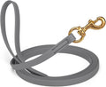 Viper K9 Biothane Working Dog Leash Waterproof Lead for Tracking Training Schutzhund Dog Sport & Search - Odor-Proof Long Line with Solid Brass Snap for Puppy Medium Large 5/8" x 33ft Battleship Gray