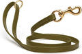 Viper Biothane K9 Working Dog Leash Waterproof Lead for Tracking Training Schutzhund Odor-Proof Long Line with Solid Brass Snap for Puppy Medium and Large Dogs 6ft, Olive Drab Green