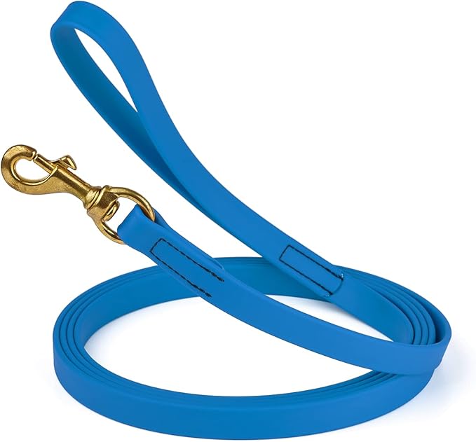 Viper K9 Biothane Working Dog Leash Waterproof Lead for Tracking Training Schutzhund Dog Sport and Search - Odor-Proof Long Line with Solid Brass Snap for Puppy Medium and Large - Water Friendly
