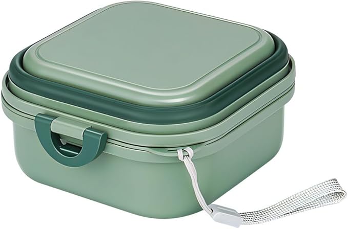 DONGKER 2 in 1 Collapsible Dog Bowl,400ml Travel Dog Food Bowl with Lid & Nylon Lanyard for Dogs Cats Walking Hiking Camping Traveling