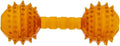 Fuzzy Puppy Dog Toys for Aggressive Chewers: All-Natural Rubber, Durable Dog Chew Toy, Fillable Interactive Dog Toys, Great Teething Toys for Puppies | Dumbbell, Small (FP-Toy11)